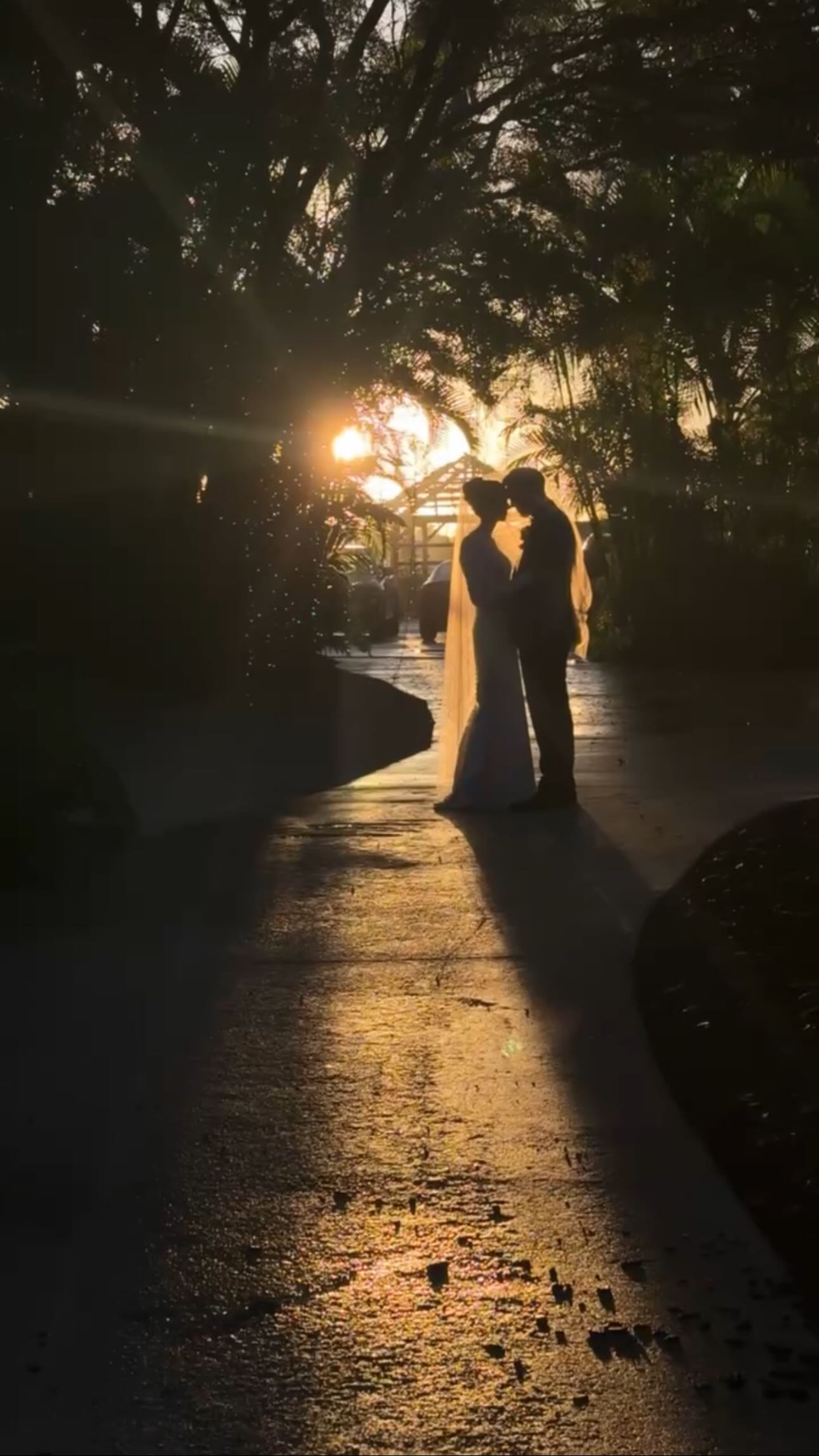 Wedding sparklers celebration