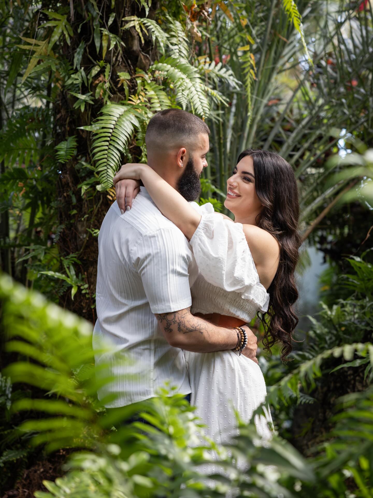 Garden couple session